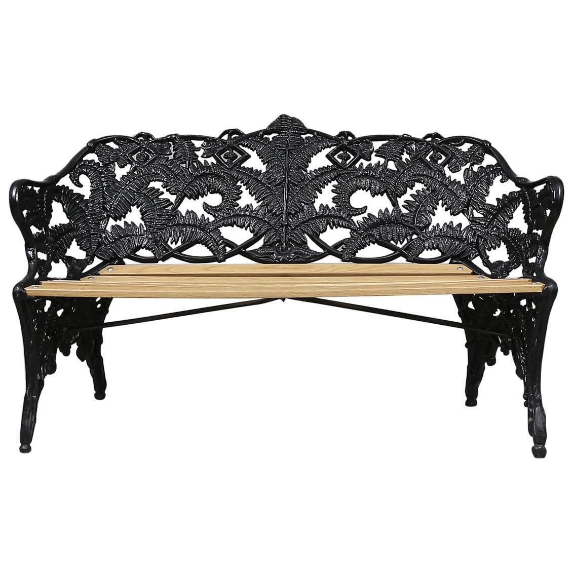 Swedish Park Garden Steel Bench Settee