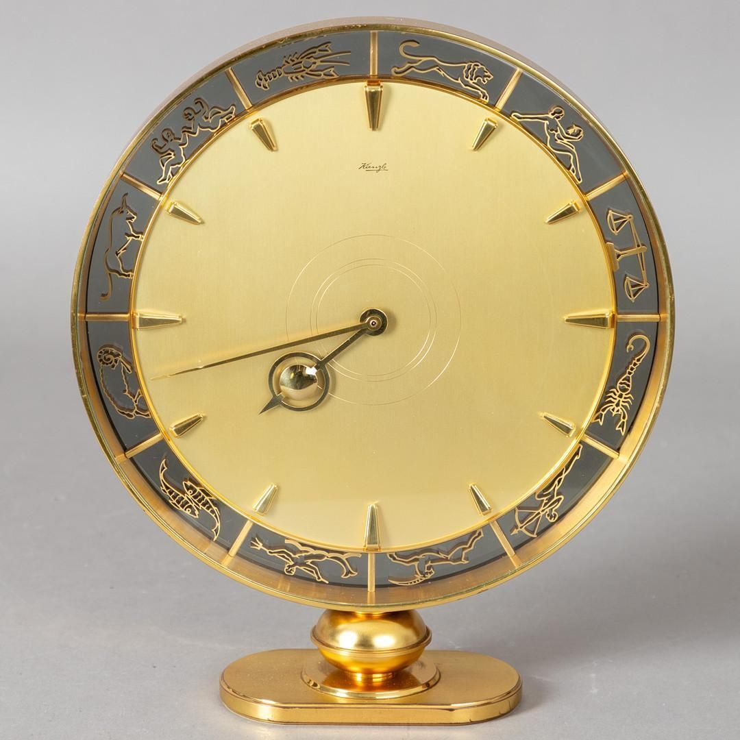 Zodiac Desk Or Table Clock By Heinrich Möller For Kinzle photo Home Decor