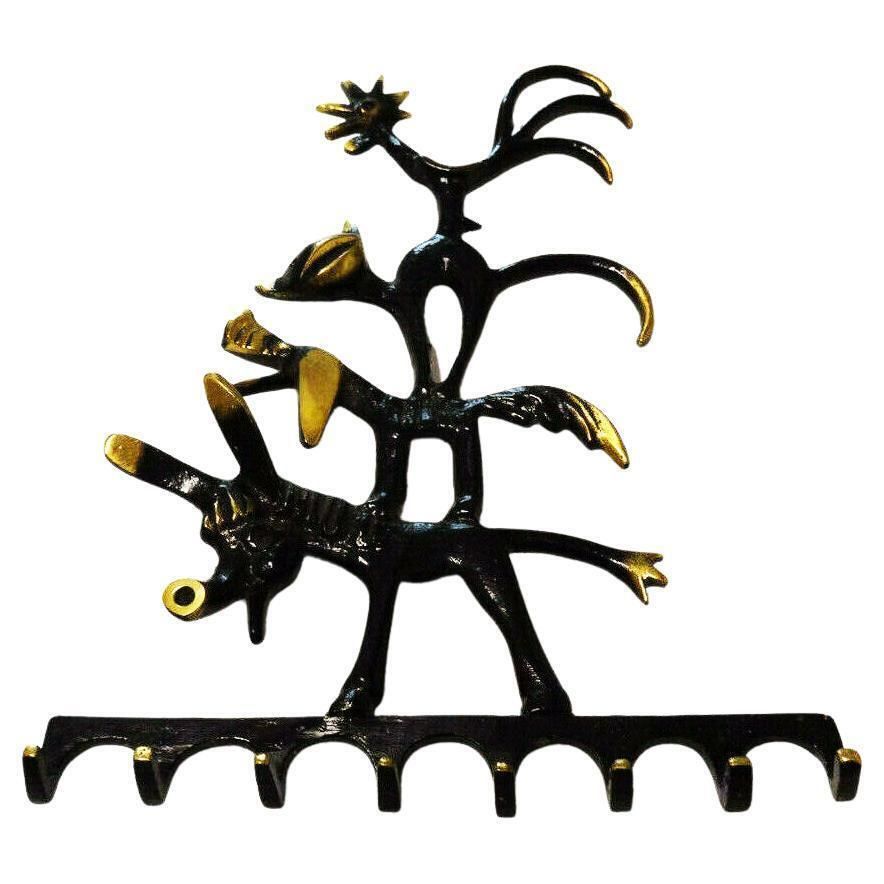 Rare "Bremen Town Musicians" Key Hanger By Walter Bosse