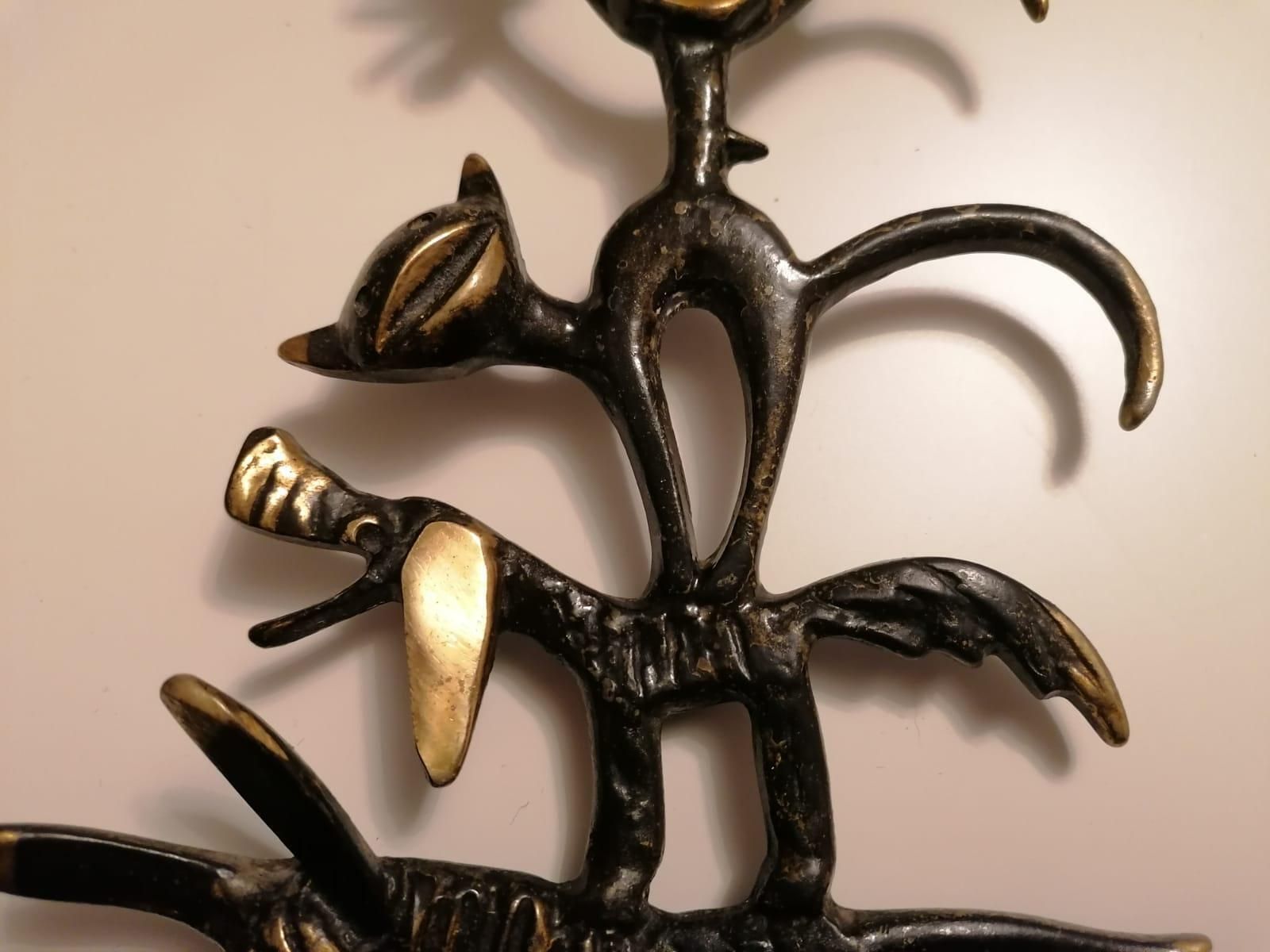 Rare "Bremen Town Musicians" Key Hanger By Walter Bosse photo for sale