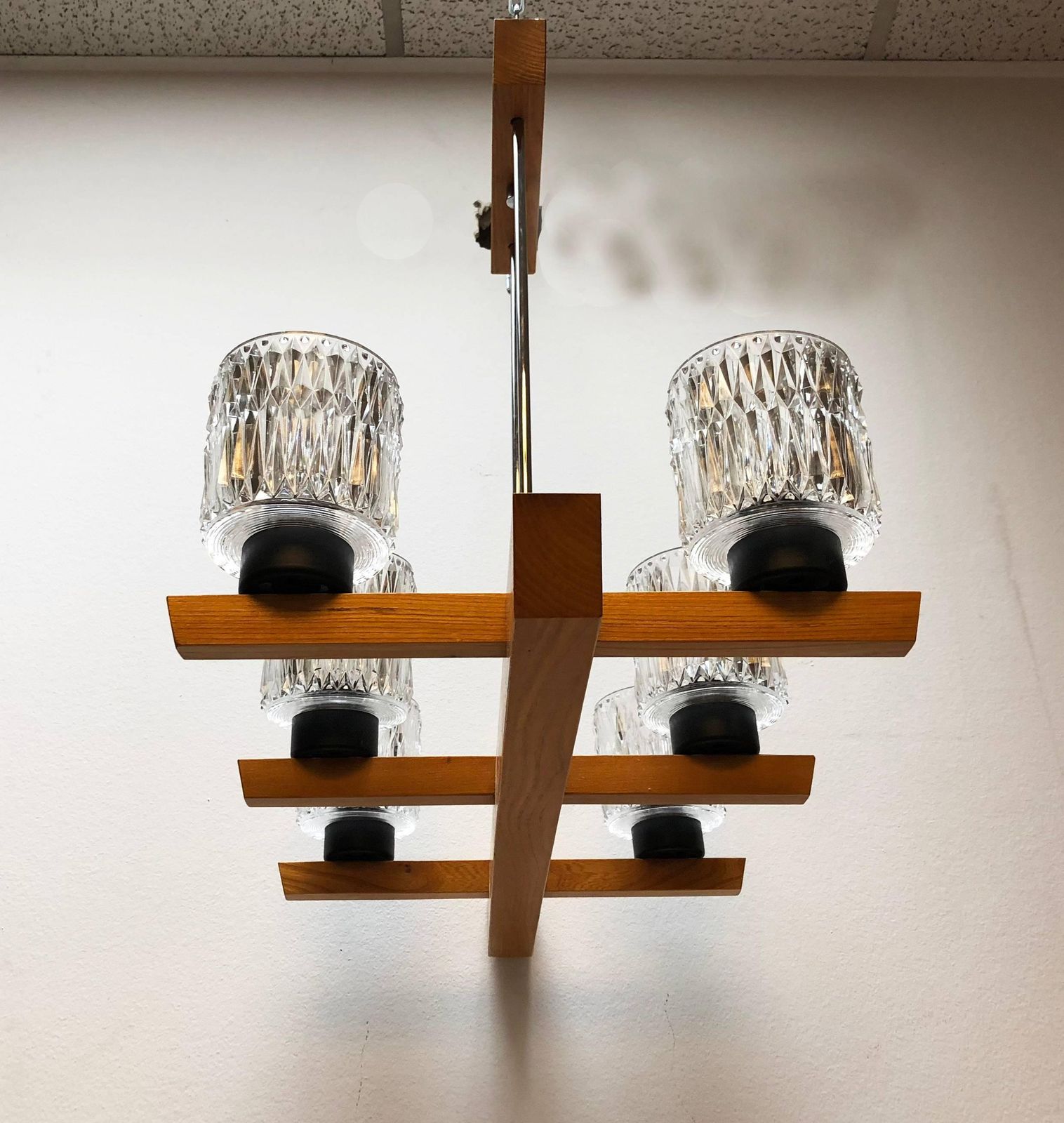 Elongated Suspended Lamp Chandelier In The Style Of Kalmar photo buy