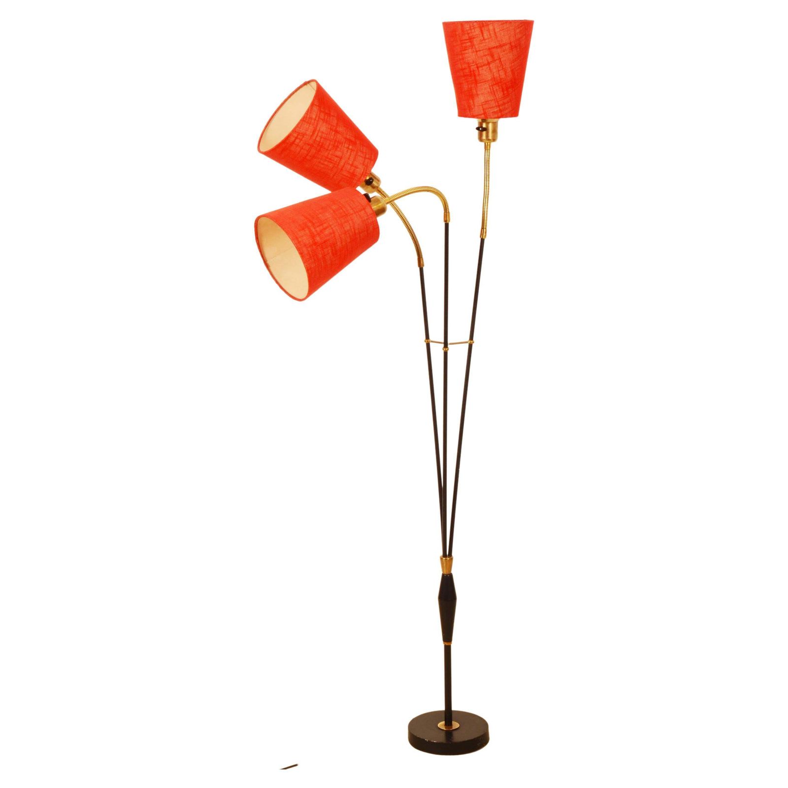 Scandinavian Modern Three Arm Floor Lamp By Ateljé Lyktan