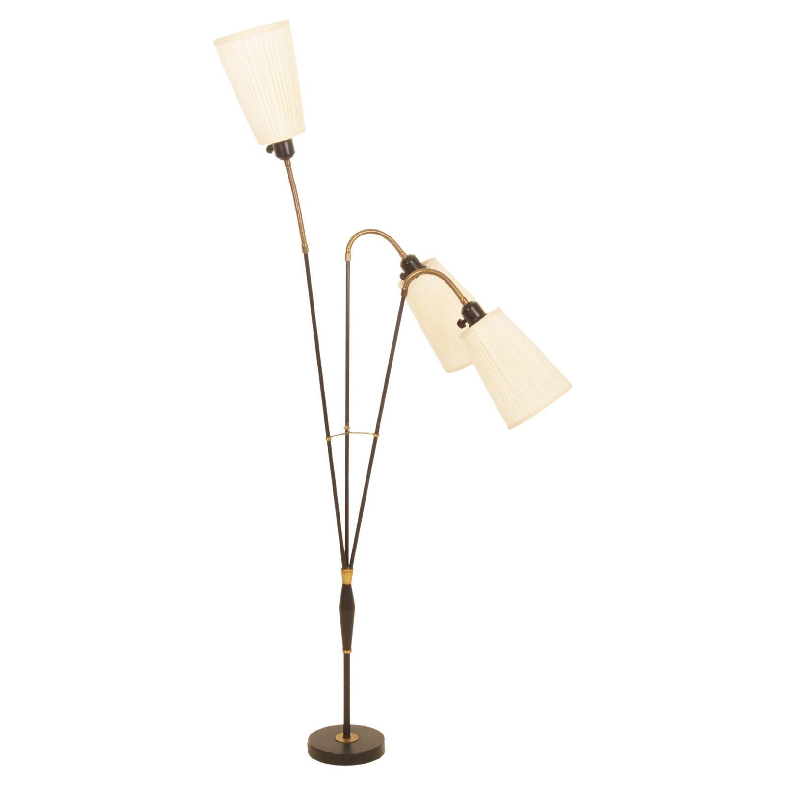 Scandinavian Modern Three Arm Floor Lamp By Ateljé Lyktan