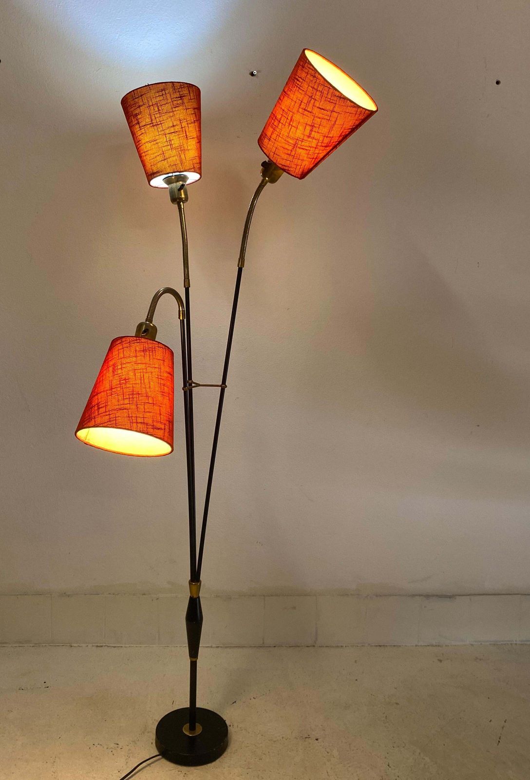 photo buy Scandinavian Modern Three Arm Floor Lamp By Ateljé Lyktan