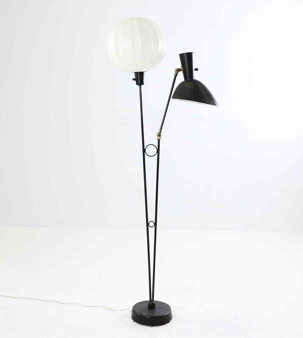 Rare Floor Lamp By Hans Bergström For Ateljé Lyktan From The 1950s photo furniture