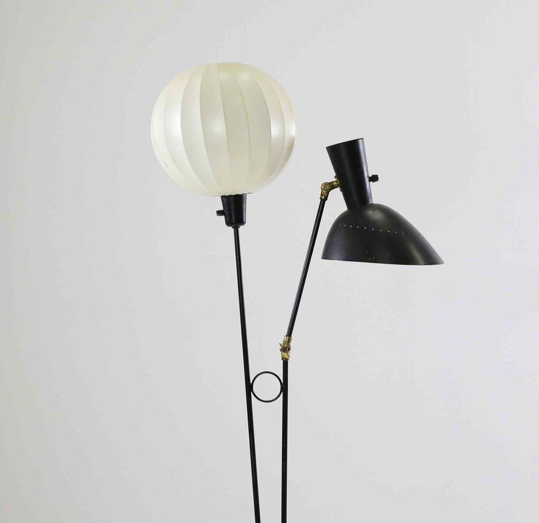 Rare Floor Lamp By Hans Bergström For Ateljé Lyktan From The 1950s photo Lighting