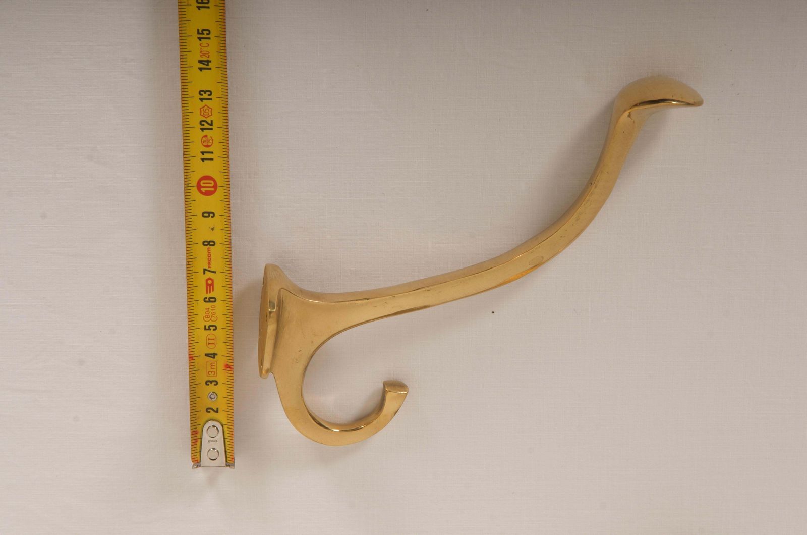 Furniture Art Nouveau Brass Coat Hook photo