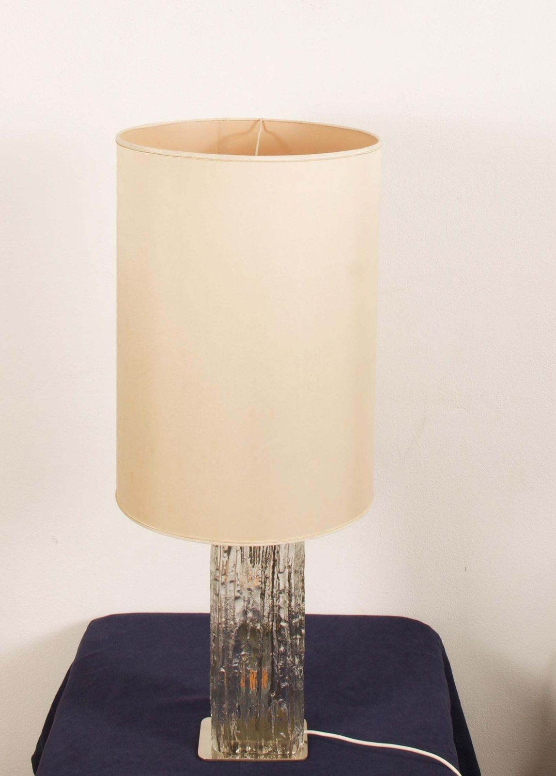 Lighting Table Lamp By Kalmar Frankenberg With An Illuminated Ice Glass Stand photo