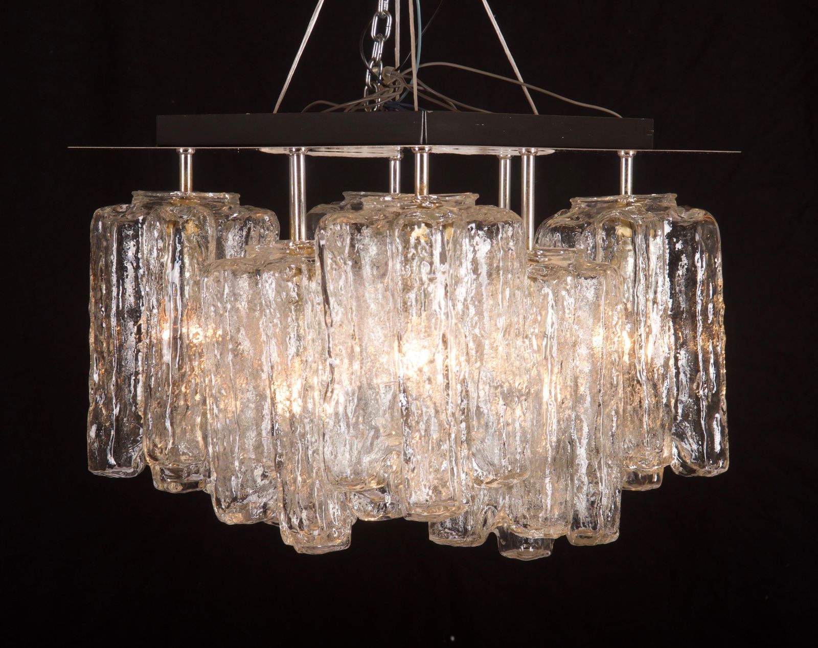 Kalmar Granada Flush Mount Chandelier photo vintage