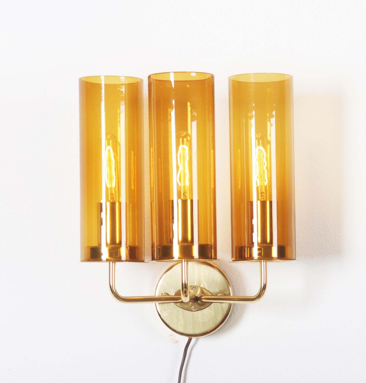 Pair Of Wall Lamps By Hans Agne Jakobsson Model V 169/3 photo furniture