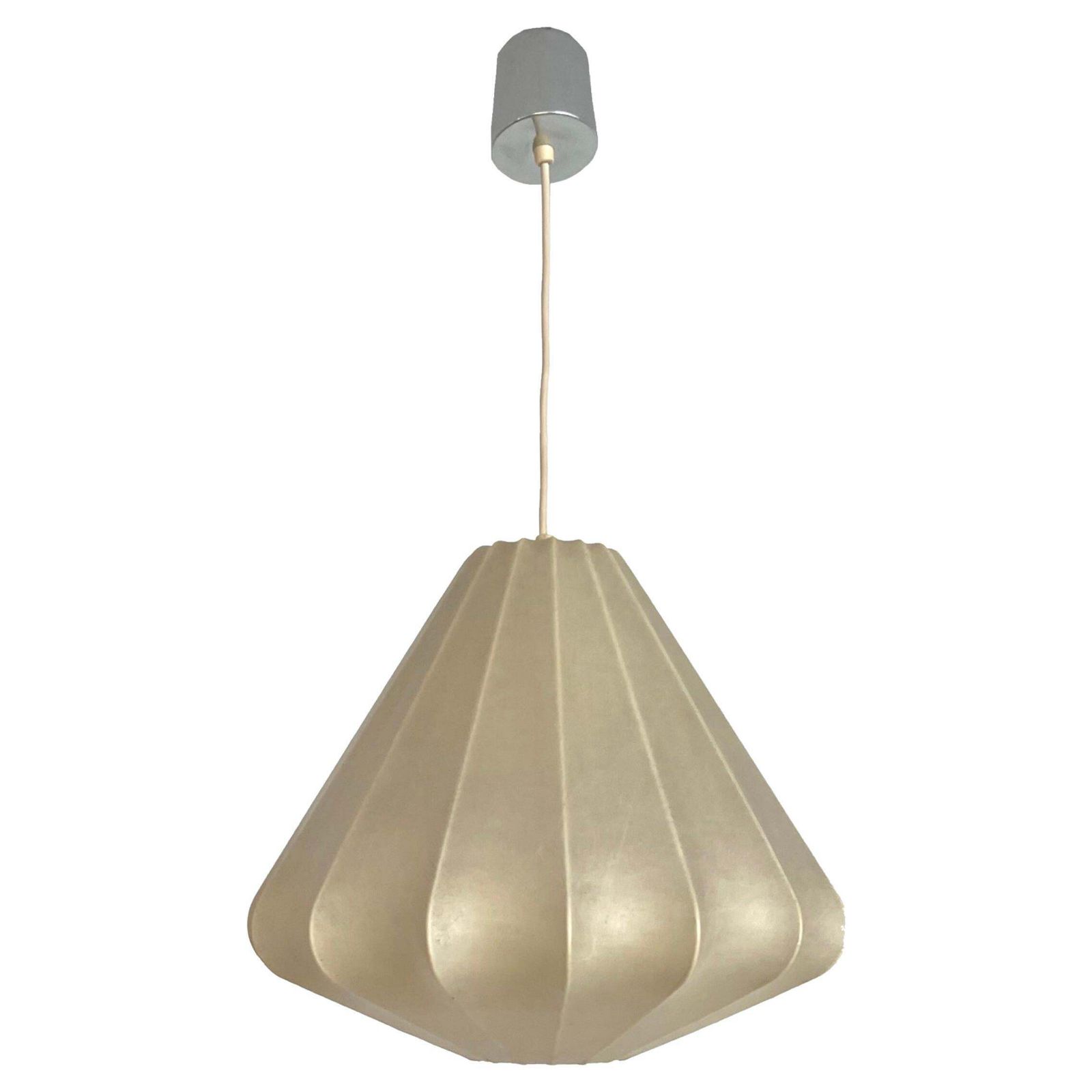 Mid Century German "Cocoon" Chandelier By Goldkant Leuchten, 1960s