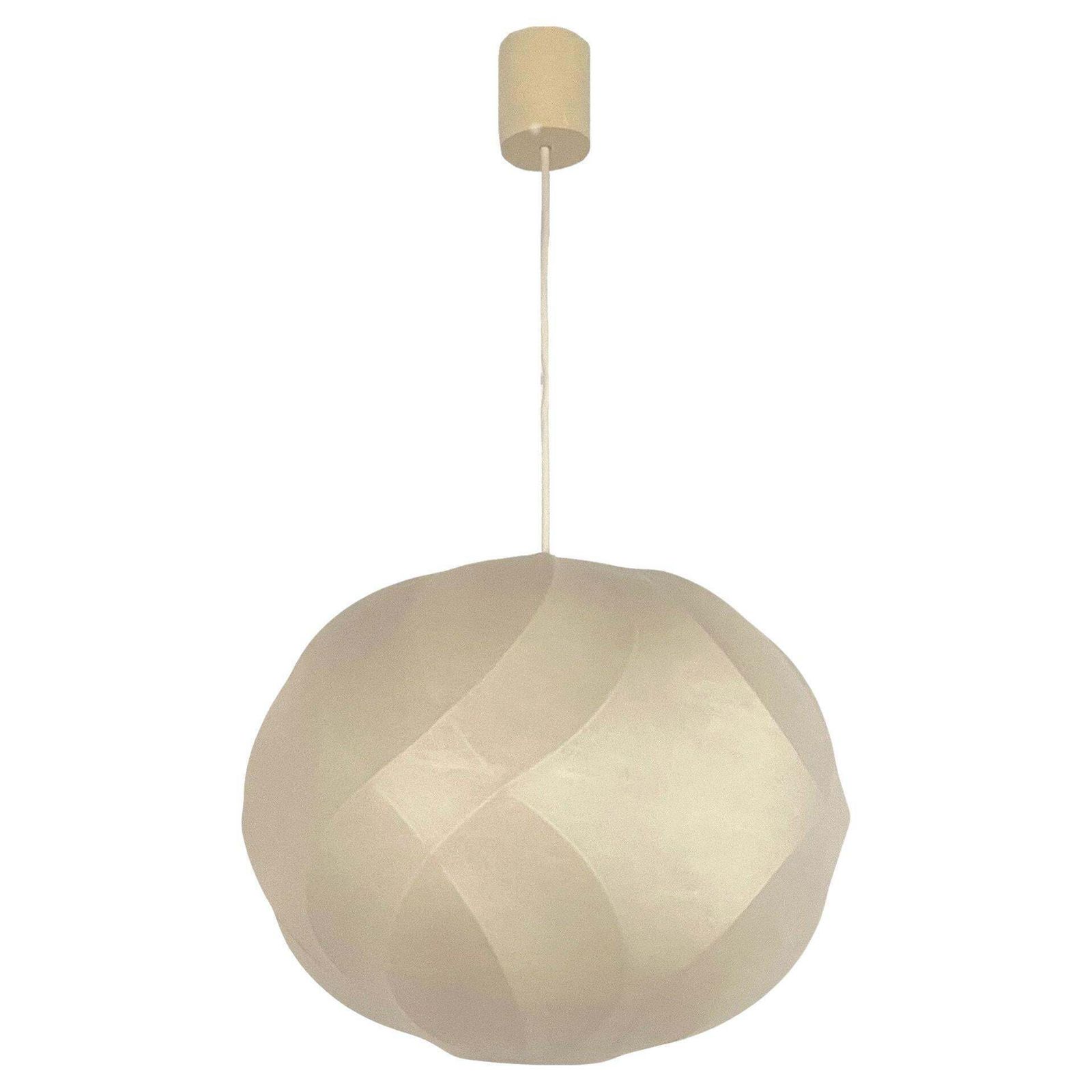 German Mid Century Cocoon Chandelier By Friedel Wauer For Goldkant, 1960s