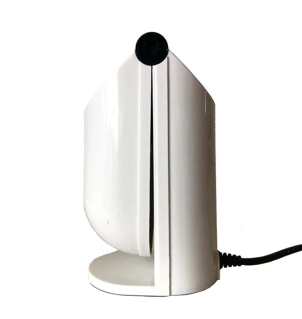 Spanish White Pair Of Table Lamps By Fase, Model "Bambina", 1980s photo furniture