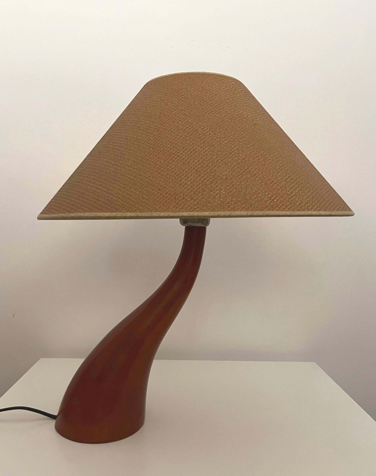 Postmodern "Bonsai" Wood Table Lamp By Josep Llusca For Blauet, Barcelona, 1990s photo for sale