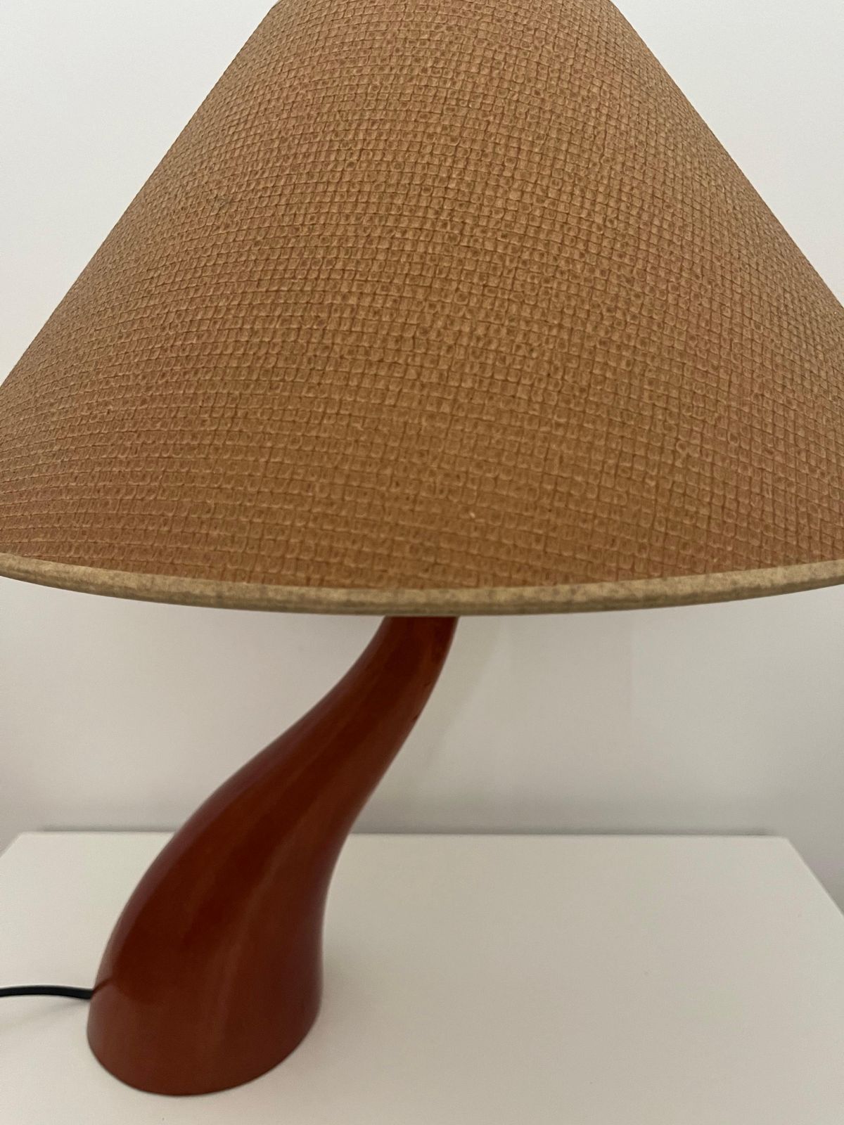 Postmodern "Bonsai" Wood Table Lamp By Josep Llusca For Blauet, Barcelona, 1990s photo vintage