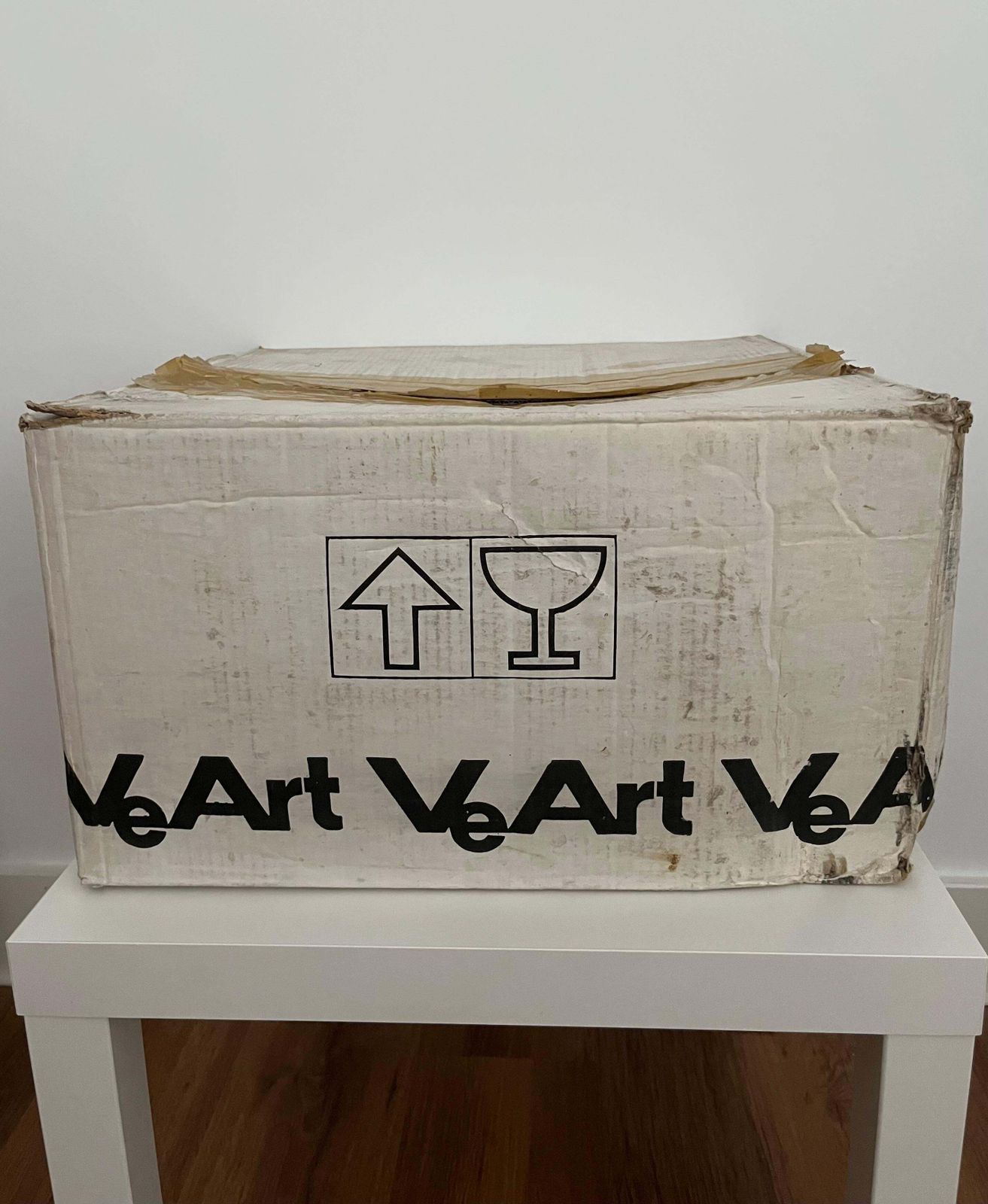 Large Italian Mid Century Large Set Of Four Flush Mounts By Veart, 1970s photo vintage