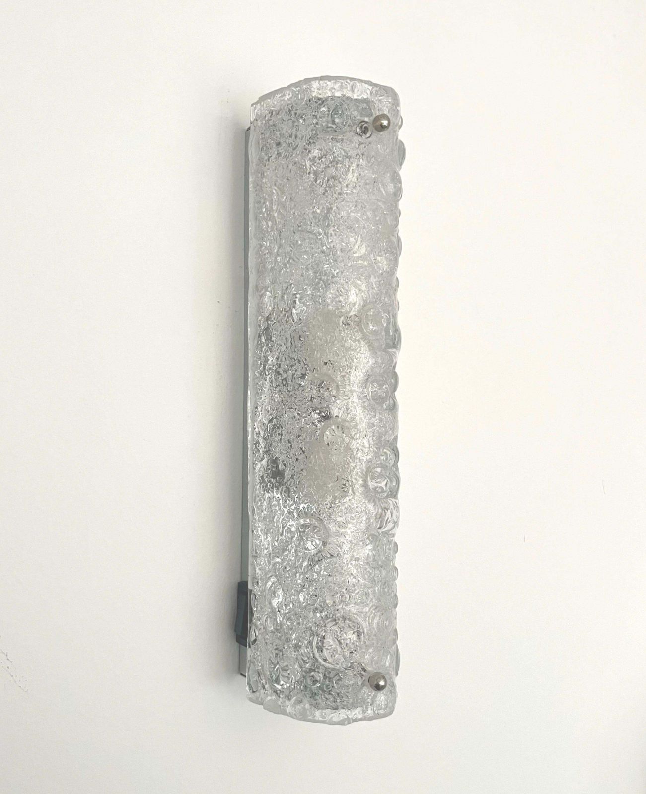 German Mid Century Pair Of Bubbles Murano Wall Sconces By Hillebrand, 1970s photo furniture