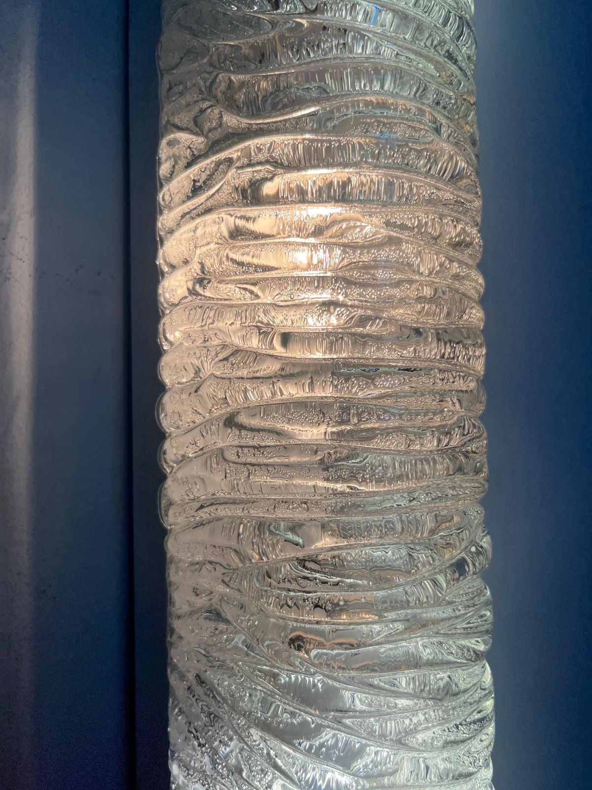 German Midcentury Pair Of Murano Glass Wall Sconces By Hillebrand, 1970s photo buy