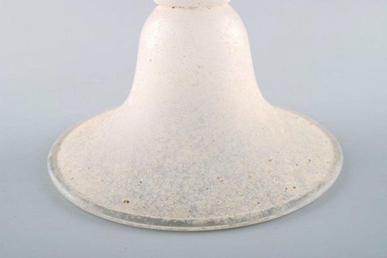 Large Trumpet Shaped Murano Vase In Mouth Blown Art Glass, 1960s photo Home Decor