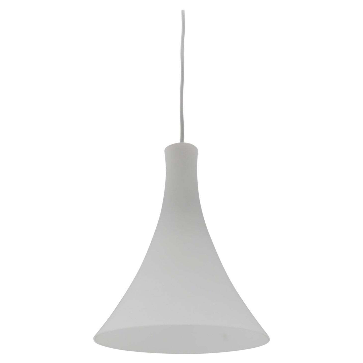 Rare Glass Ceiling Lamp "Tokio" By Wilhelm Braun Feldweg For Peill & Putzler