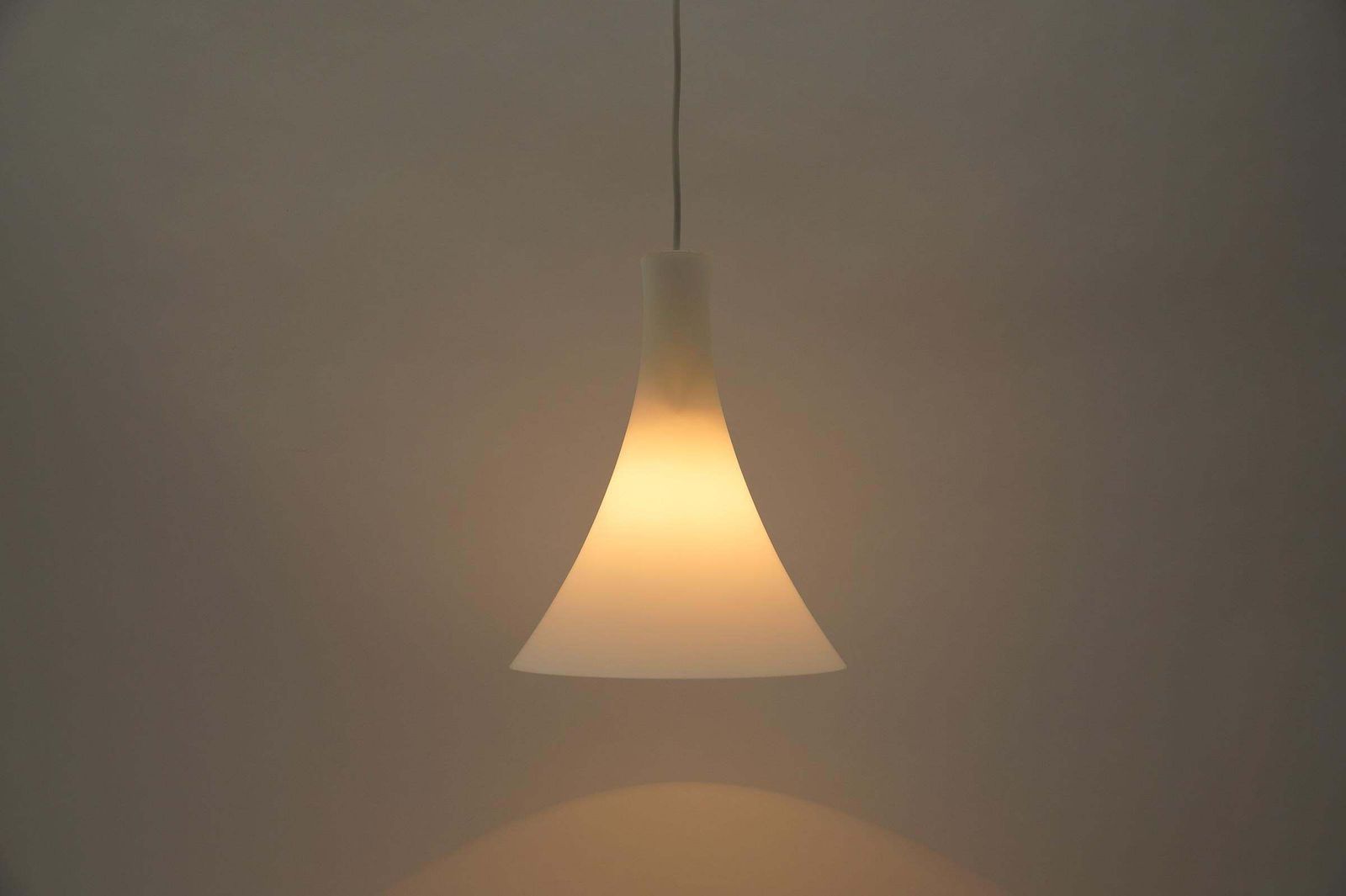 Rare Glass Ceiling Lamp "Tokio" By Wilhelm Braun Feldweg For Peill & Putzler photo vintage
