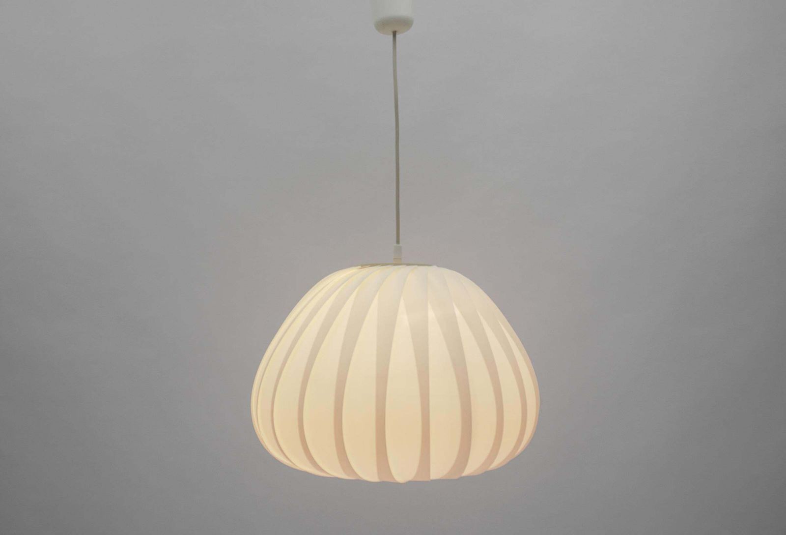 Scandinavian Space Age Slat Lamp, 1960s photo 722.0