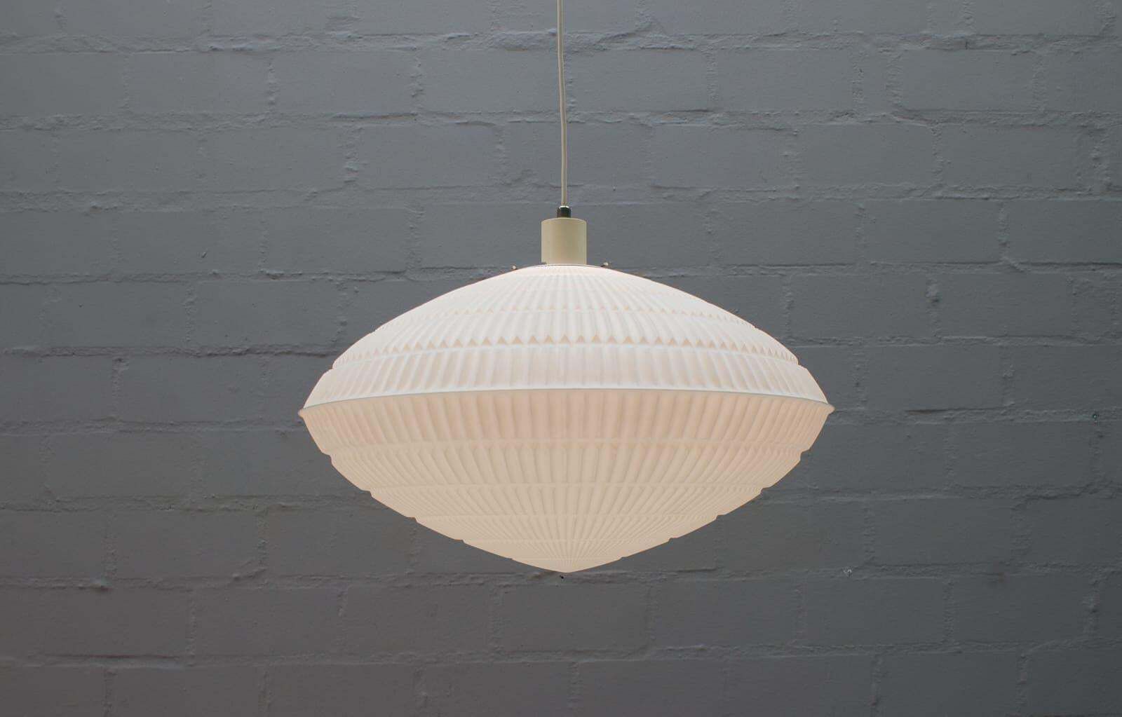 Geometric Pendant Lamp By Aloys F. Gangkofner For Erco Leuchten, Germany, 1960s photo vinterior