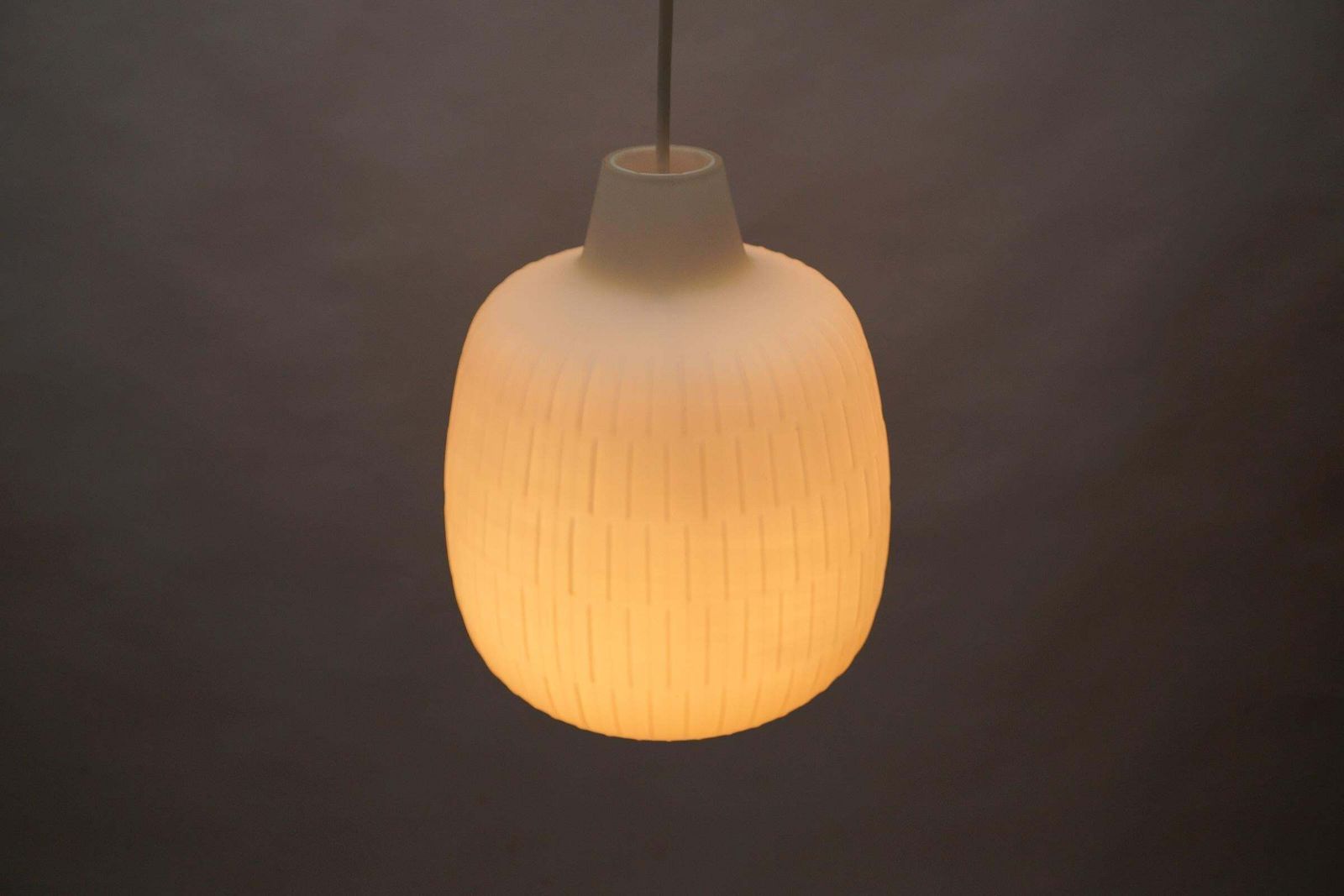 photo for sale Opaline Glass Lamp "Bergamo" By Aloys F. Gangkofner For Peill & Putzler, 1960s