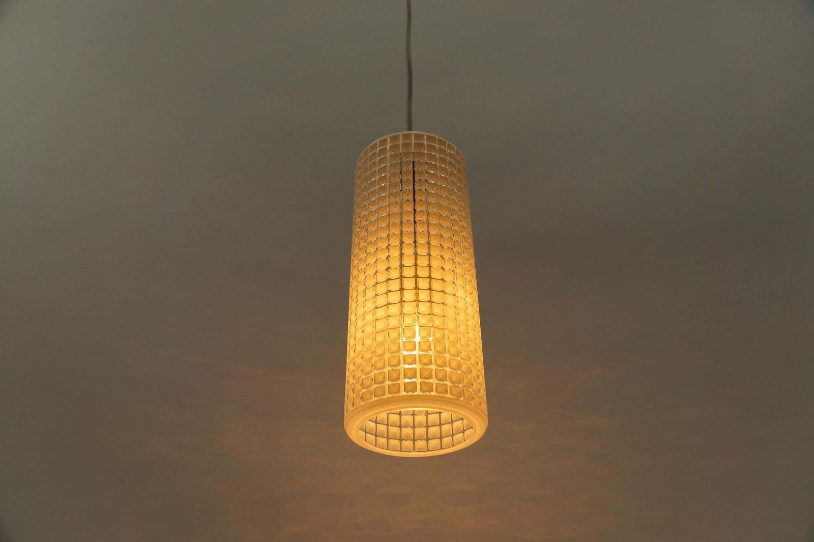 1. Of 2 Lovely Glass Ceiling Lamps From Limburg, Germany, 1960s photo vintage