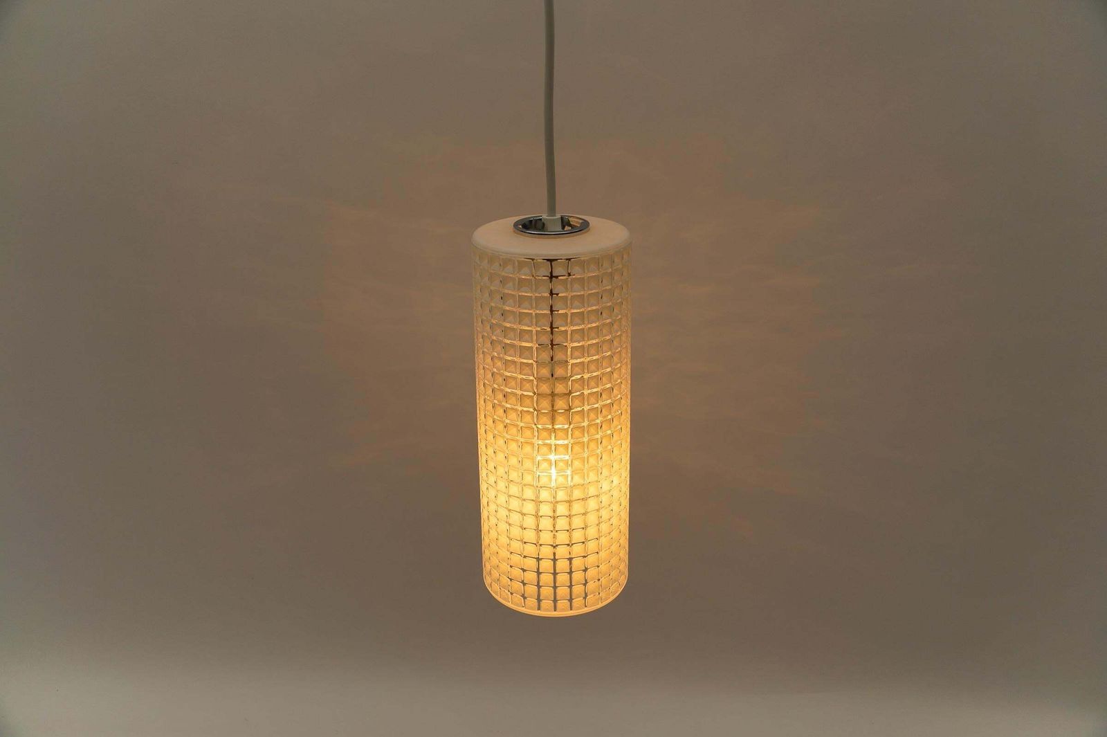 photo for sale 1. Of 2 Lovely Glass Ceiling Lamps From Limburg, Germany, 1960s