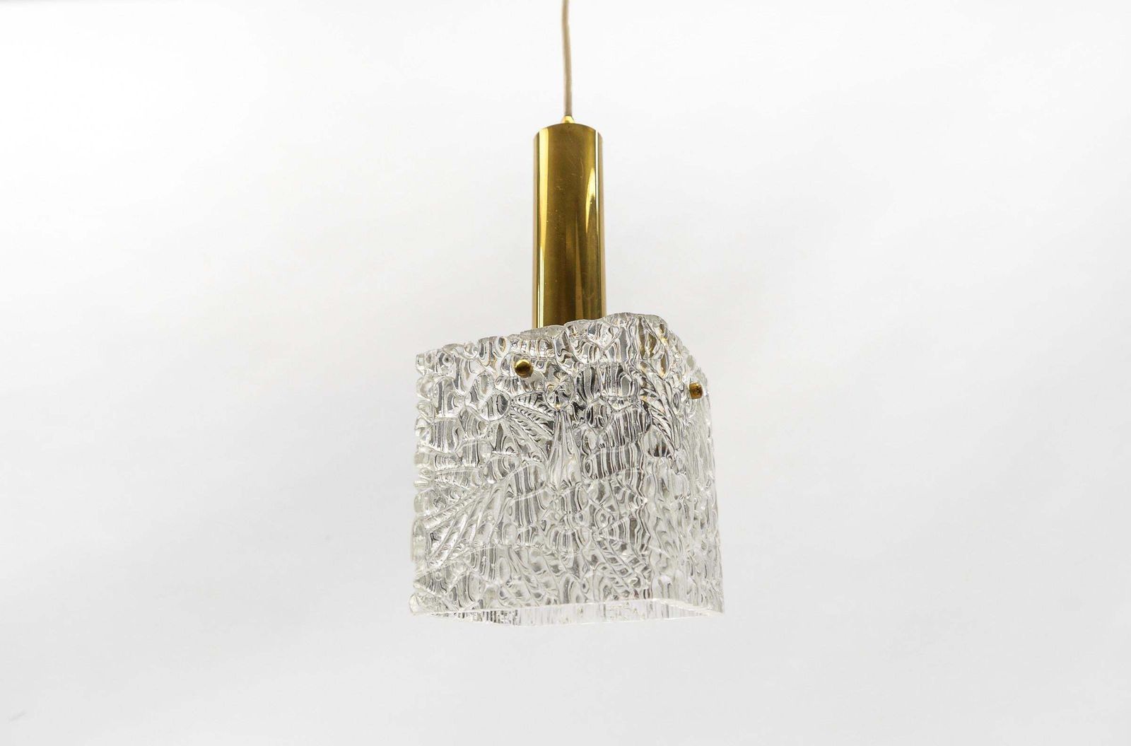 Petite Ice Glass Ceiling Lamp By Kalmar Franken Kg, Germany 1960s photo 637.0