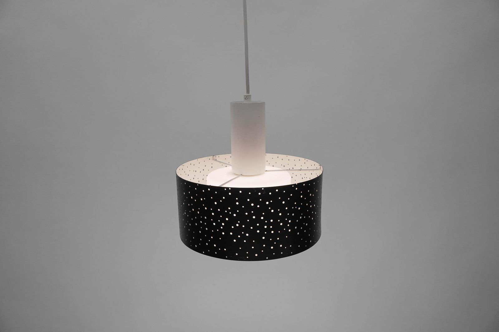 Mid Century Space Age Hanging Light By Ernest Igl For Hillebrand Lights, 1960s photo vintage