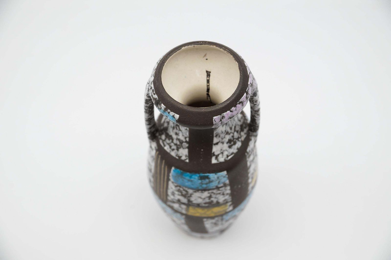 Bodo Mans Ceramic Vase "Paris" By Bay Keramik, Germany 1950s photo vinterior