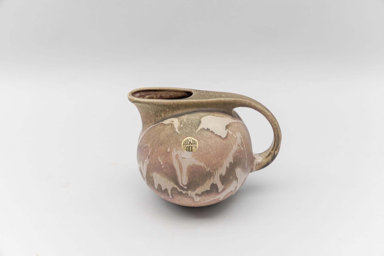 Extremely Rare Pottery Vase "366" By Kurt Tschörner For Ruscha, Germany 1960s photo furniture