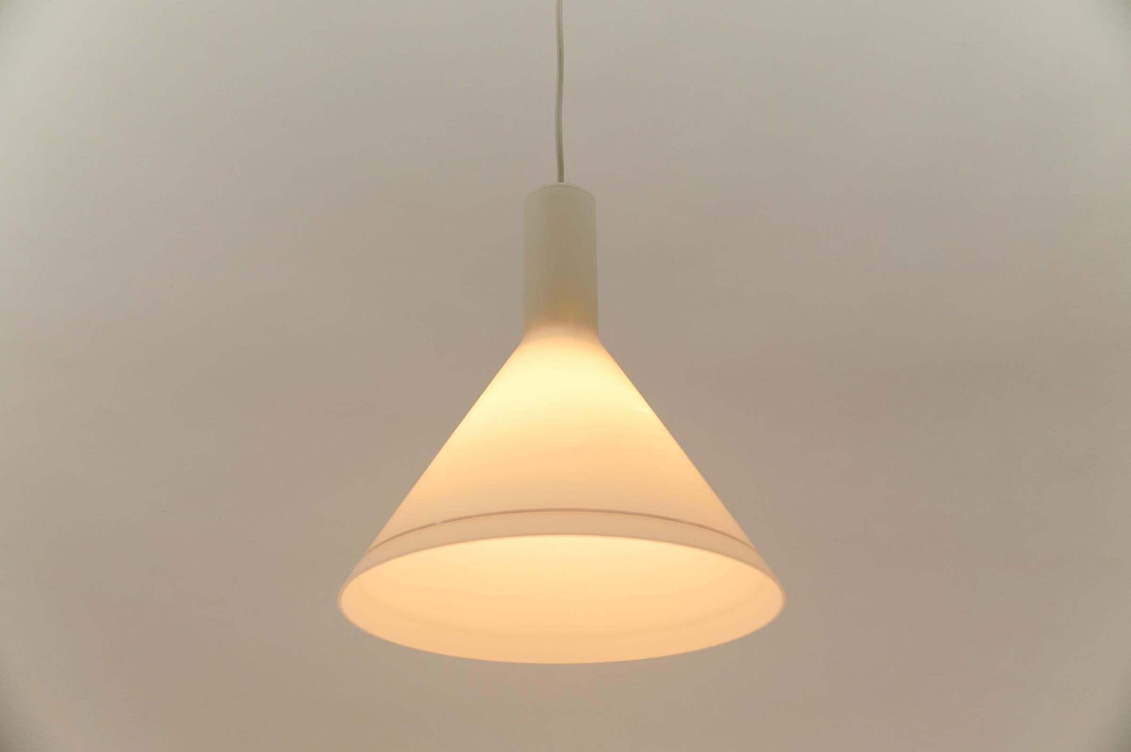 Rare Glass Ceiling Lamp "Tokio" By Wilhelm Braun Feldweg For Peill & Putzler photo buy
