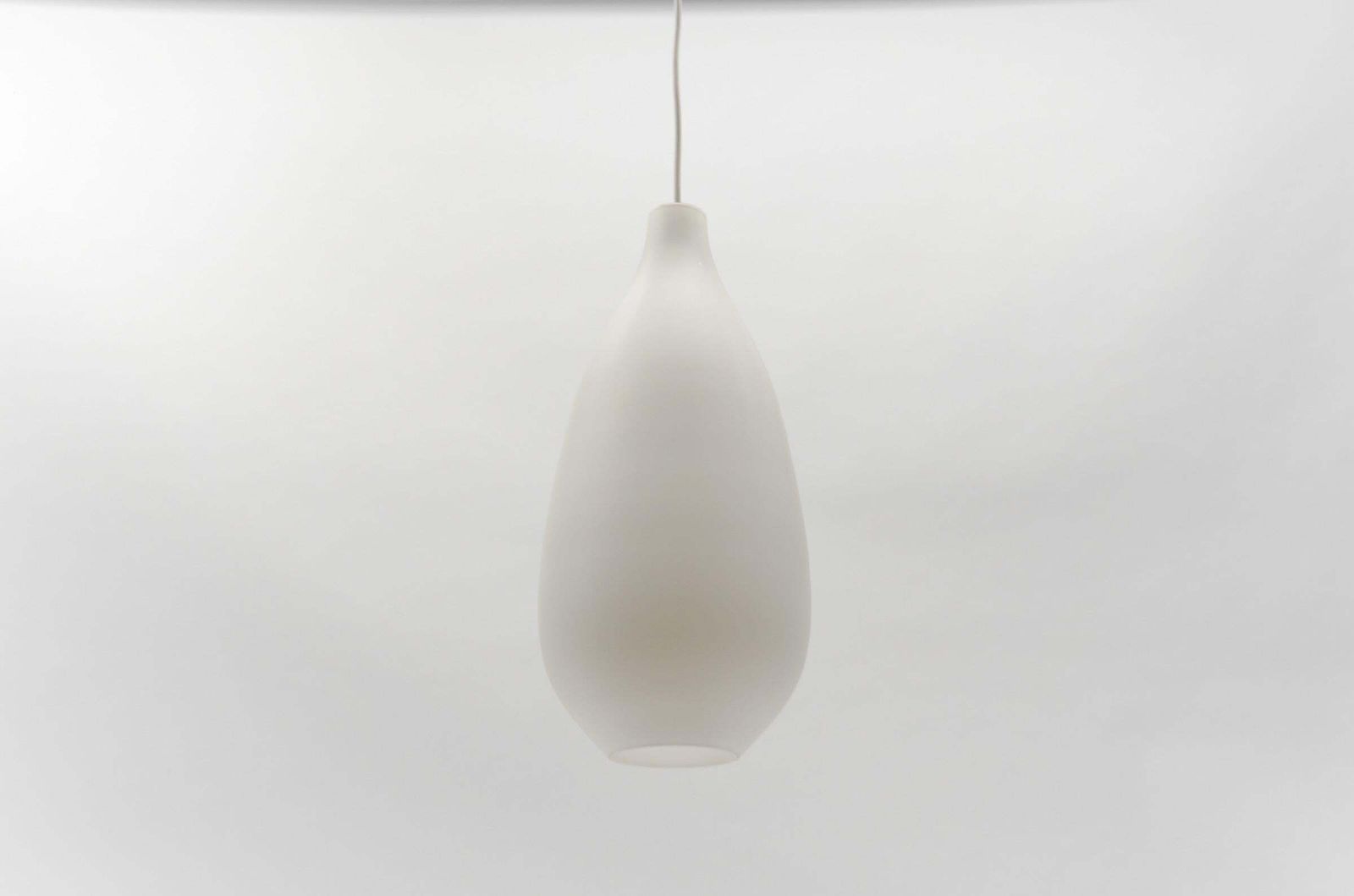 Huge Opaline Glass Lamp "Malta" By Aloys F. Gangkofner For Peill & Putzler photo vinterior