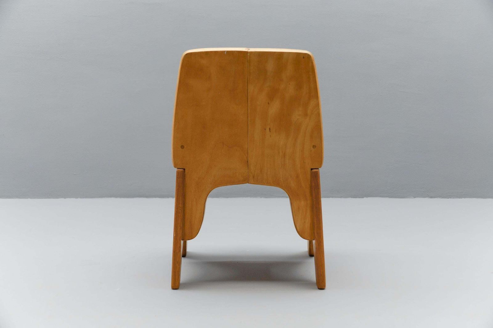 Awesome And Rare Scandinavian Wooden Childs Chair, 1960s photo vintage