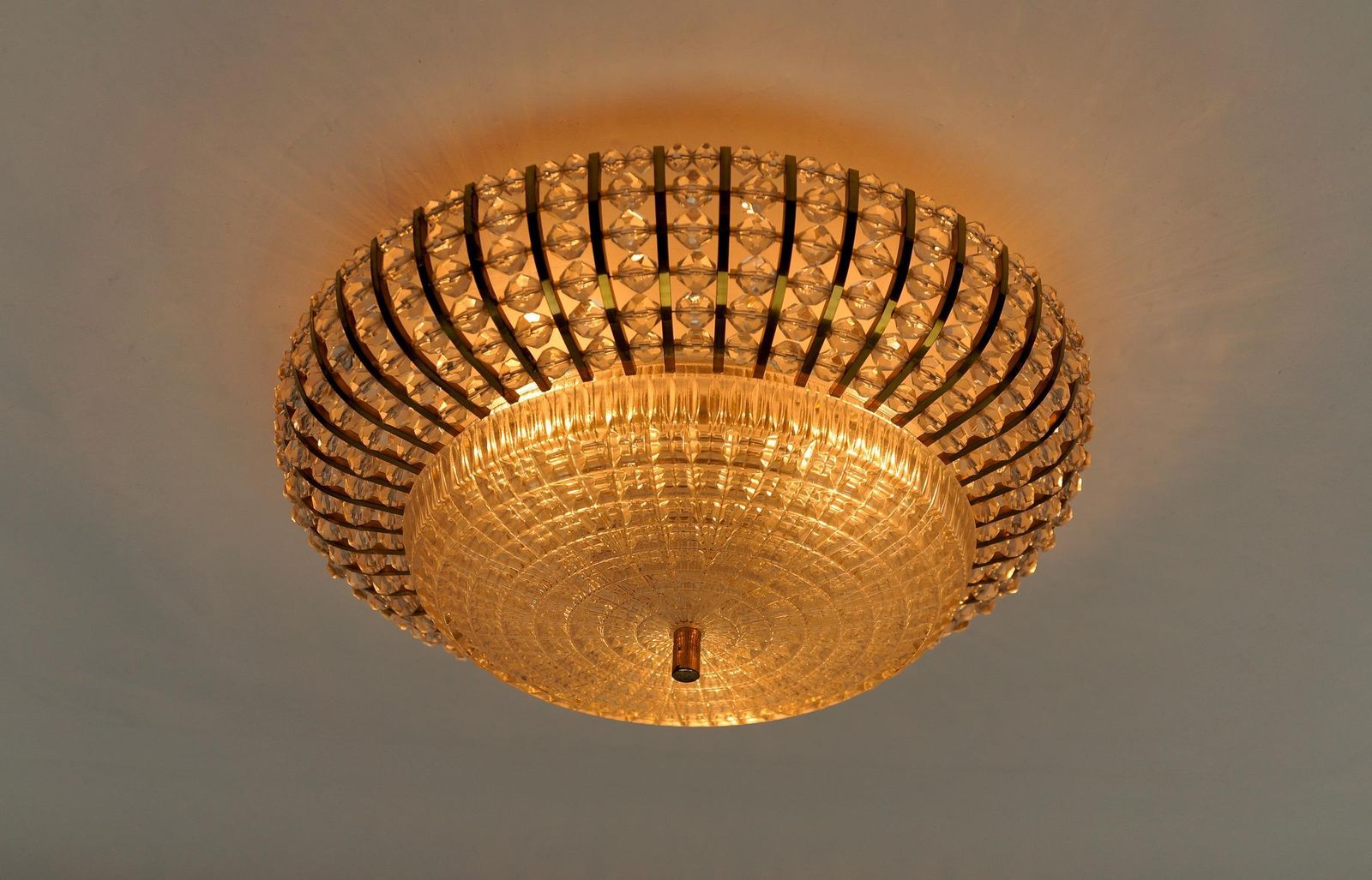 Mid Century Modern Ceiling Lamp By Emil Stejnar For Rupert Nikoll  1960s photo vinterior