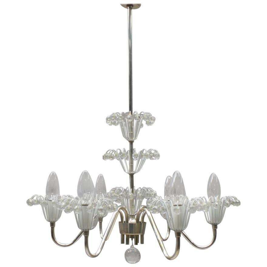 Chandelier By Emil Stejnar For Rupert Nikoll, Austria, 1960s