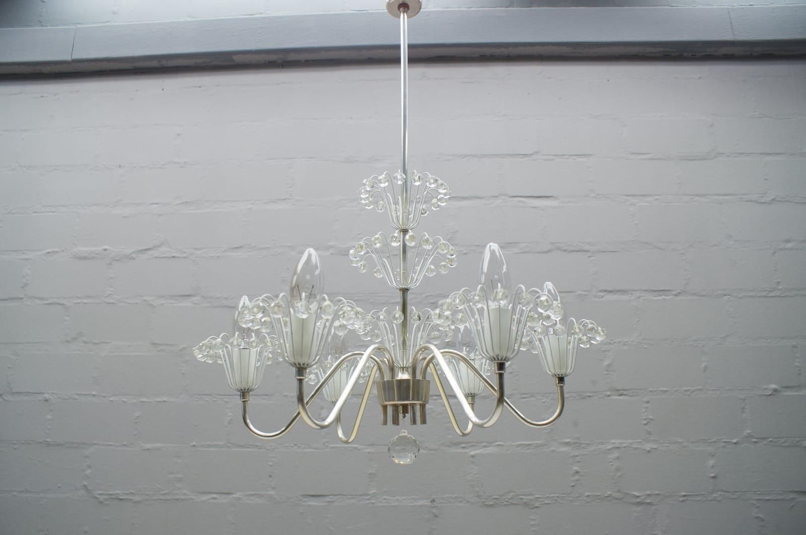 Chandelier By Emil Stejnar For Rupert Nikoll, Austria, 1960s photo for sale