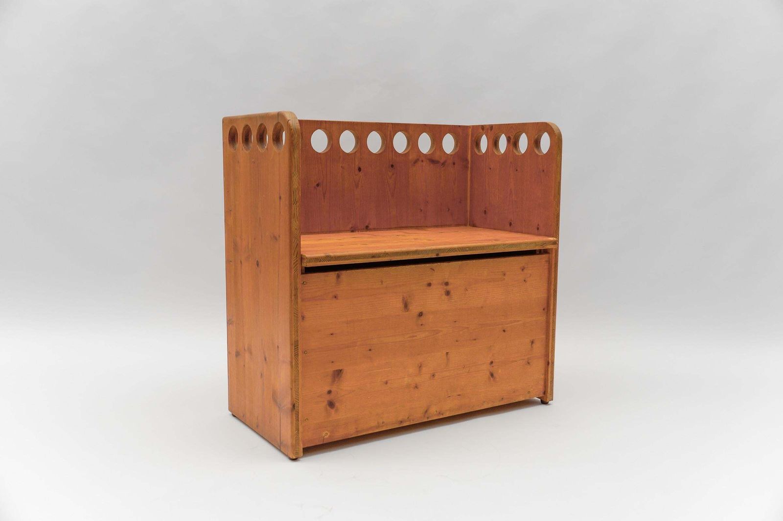 photo buy Awesome And Rare Scandinavian Pine Wood Childs Set   Chair And Bench, 1960s