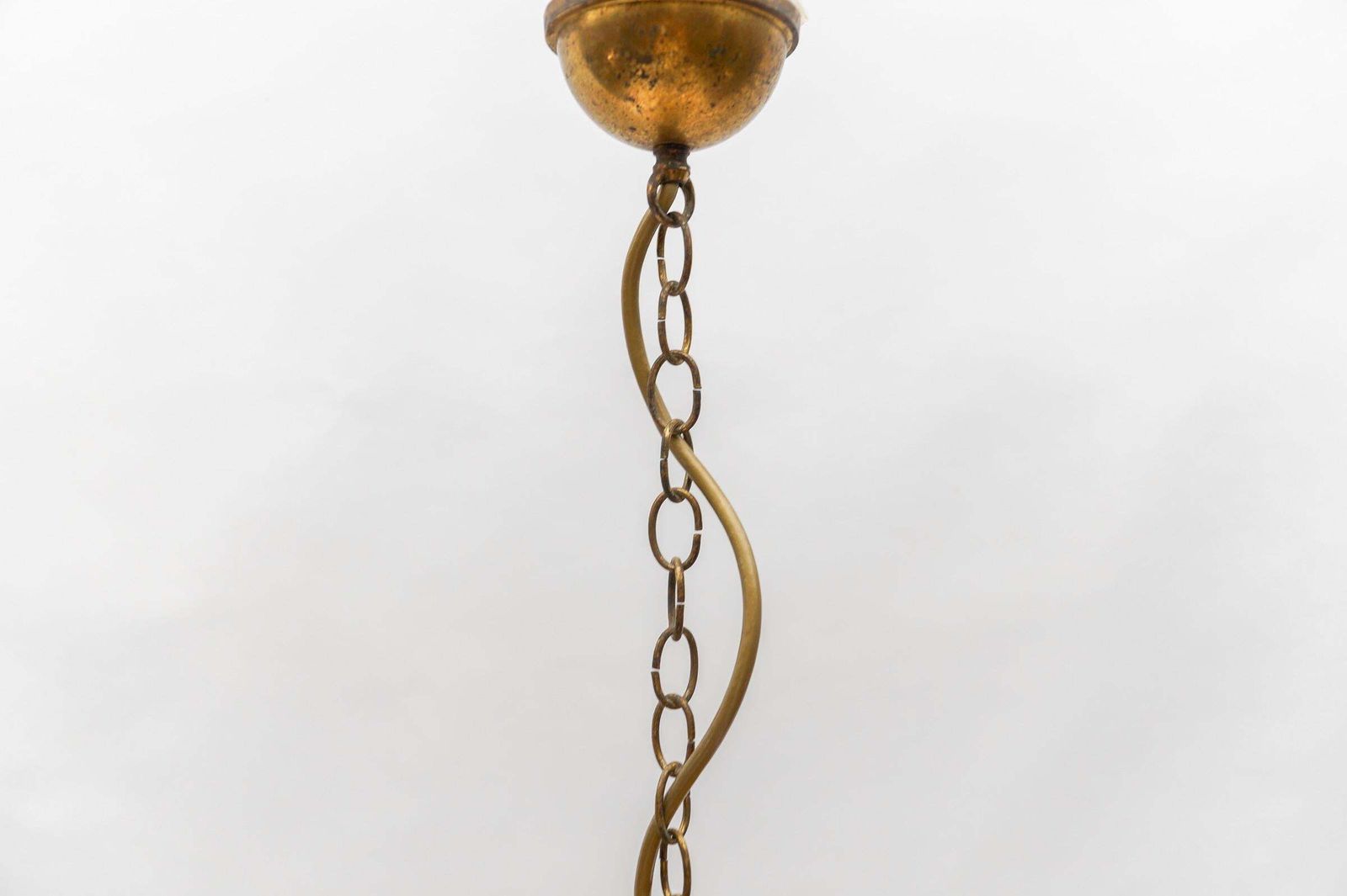 photo buy Lovely Adolf Loos Lobmeyr Light Cut Glass And Brass, Austria 1930s