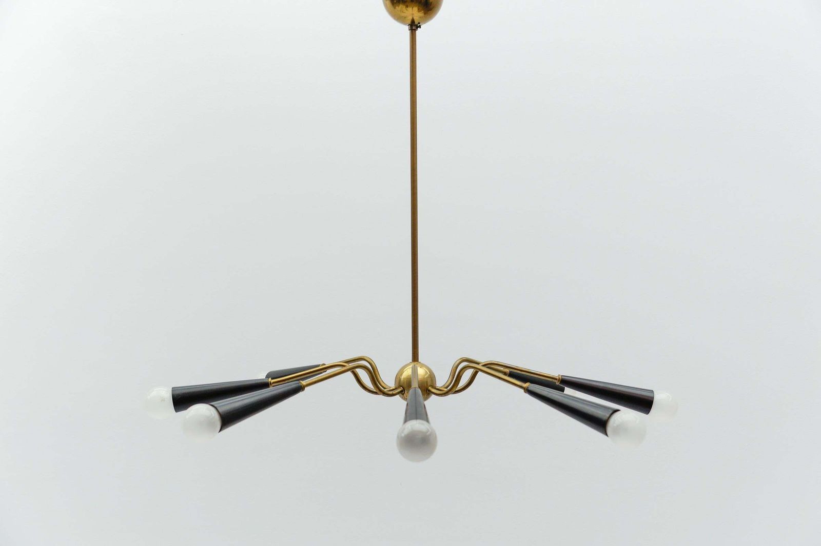 Awesome Sputnik Lamp In The Manner Of Arteluce, Italy, 1950s photo buy