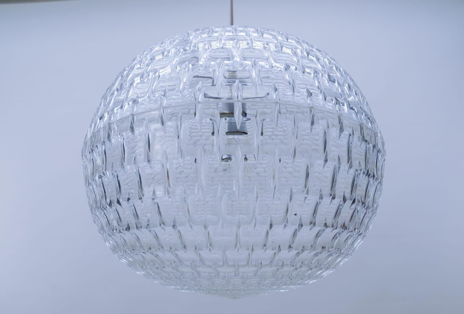 photo furniture Clear Acrylic Pendant Lamp By Aloys F. Gangkofner For Erco Leuchten, 1960s