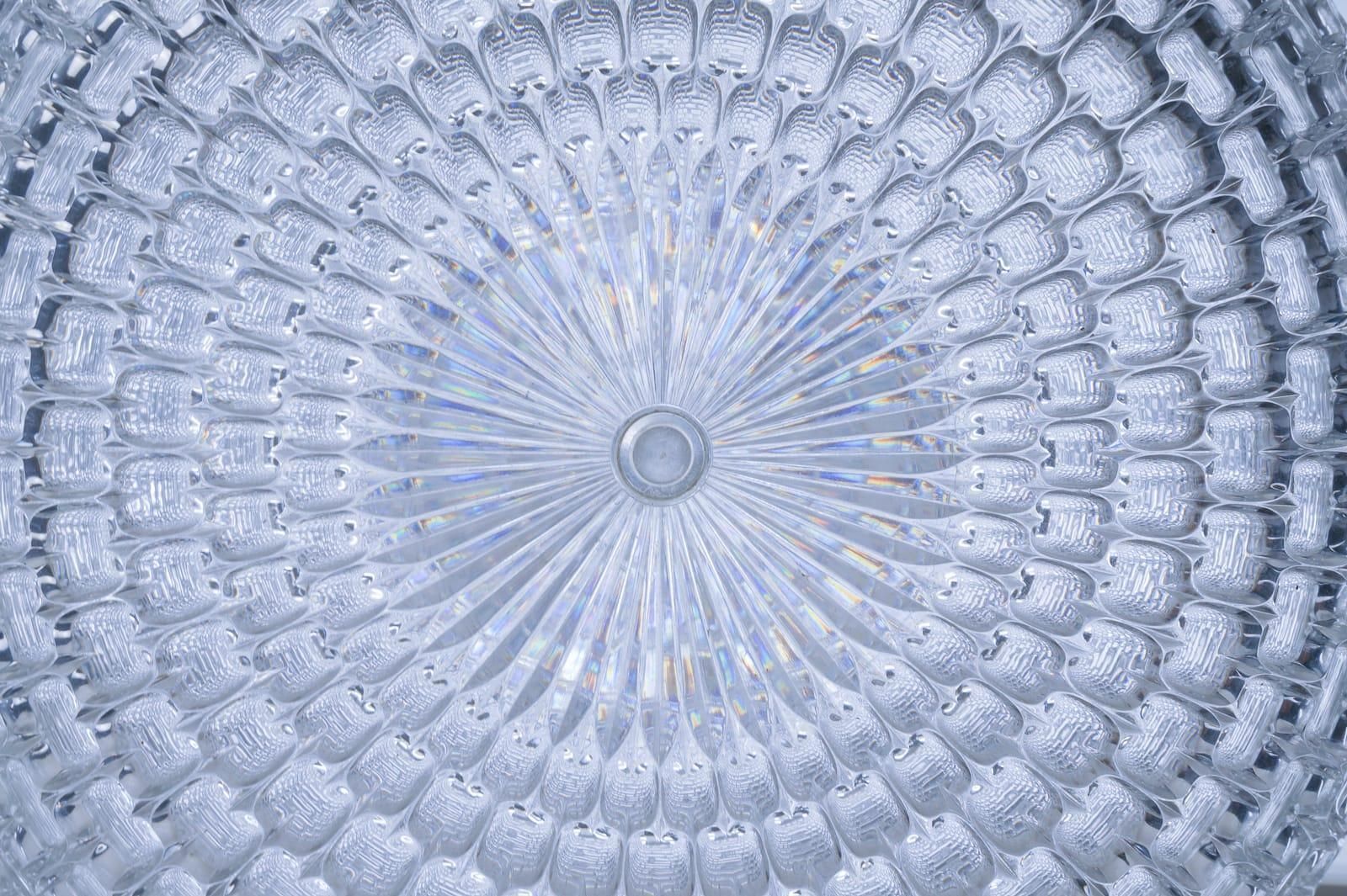 Lighting Clear Acrylic Pendant Lamp By Aloys F. Gangkofner For Erco Leuchten, 1960s photo