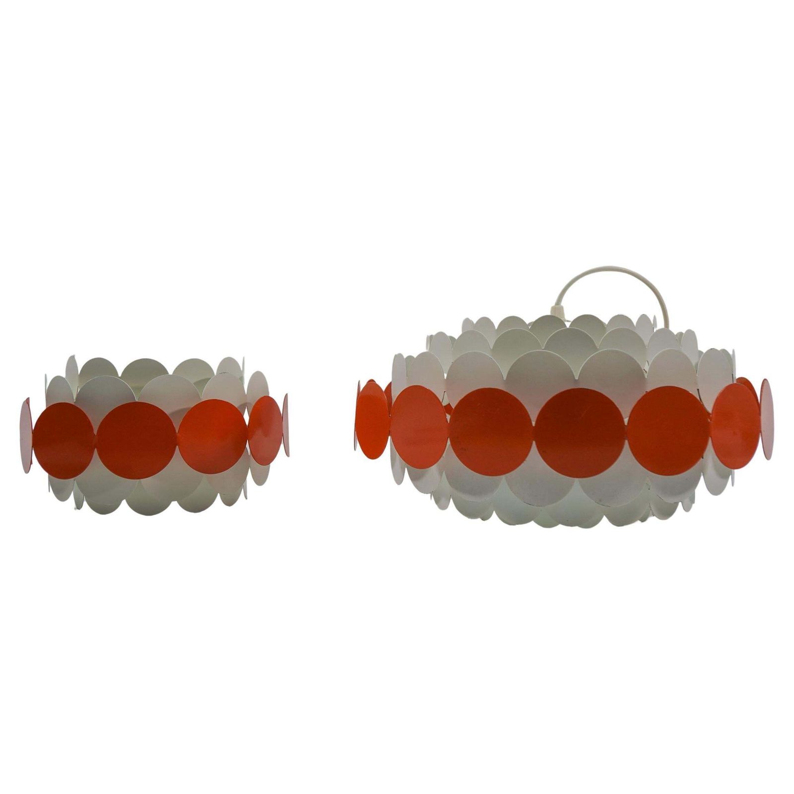 Set Of A Hanging Lamp And A Wall Lamp By Doria Leuchten, 1960s Germany