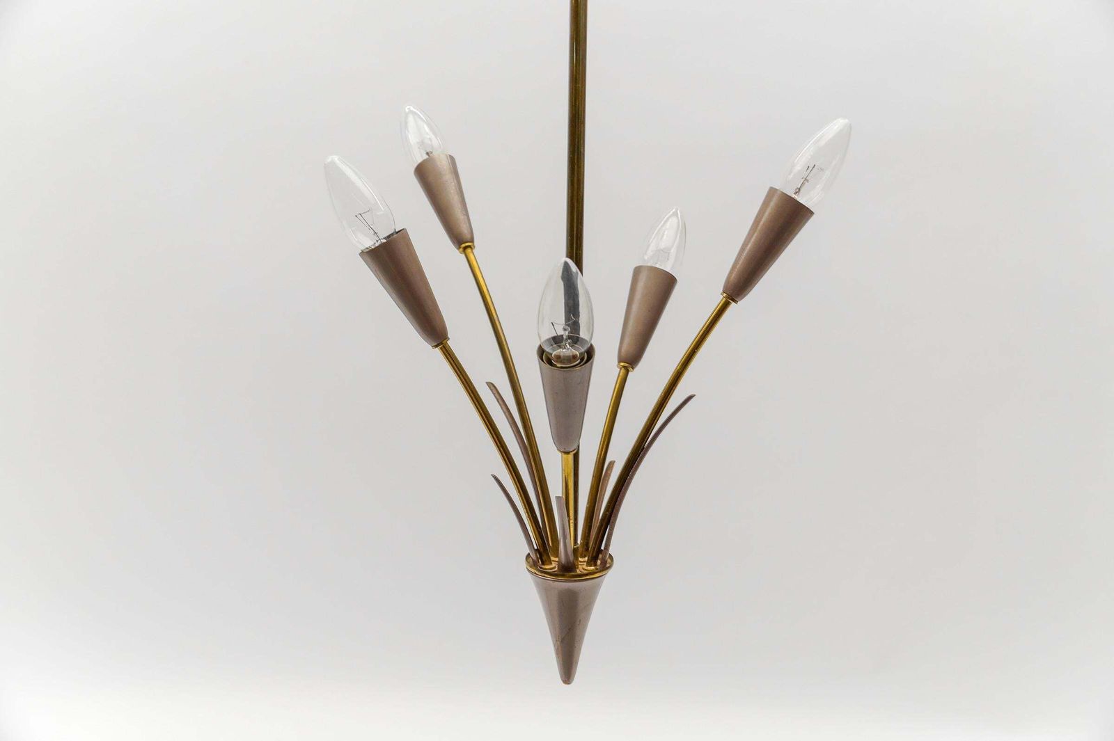 Ceiling Sputnik Lamp In The Manner Of Arteluce, Italy, 1950s photo vinterior