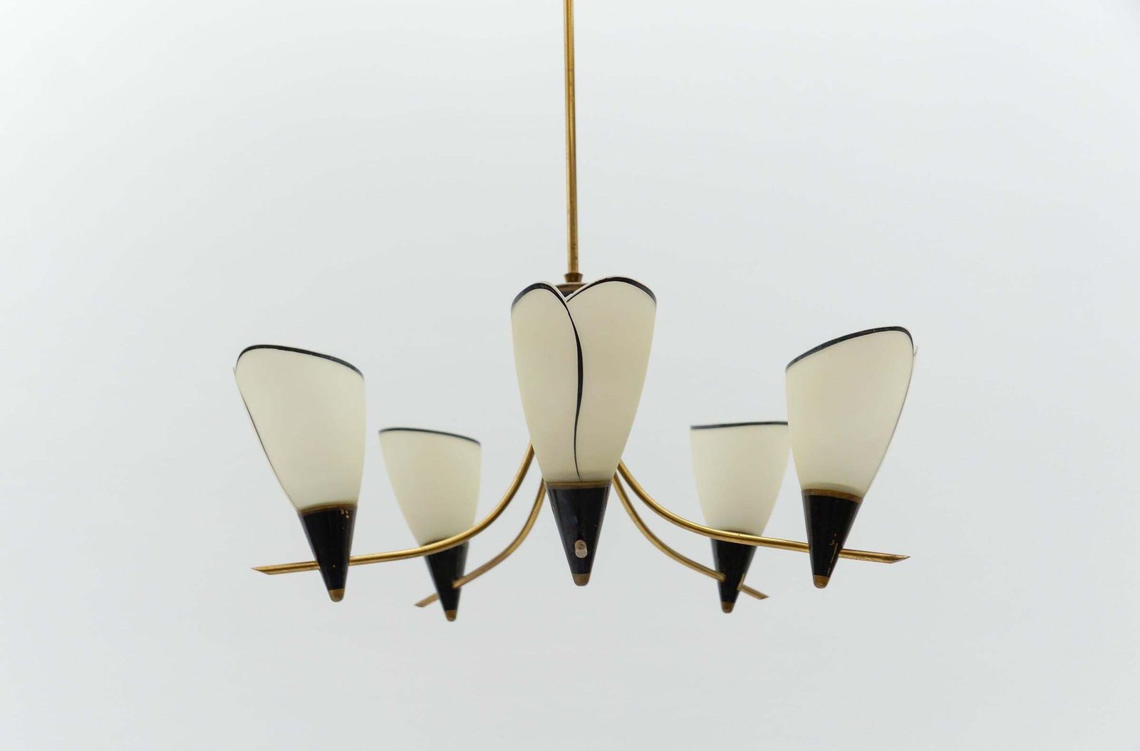 photo vinterior Awesome Sputnik Lamp In The Manner Of Arteluce, Italy, 1950s