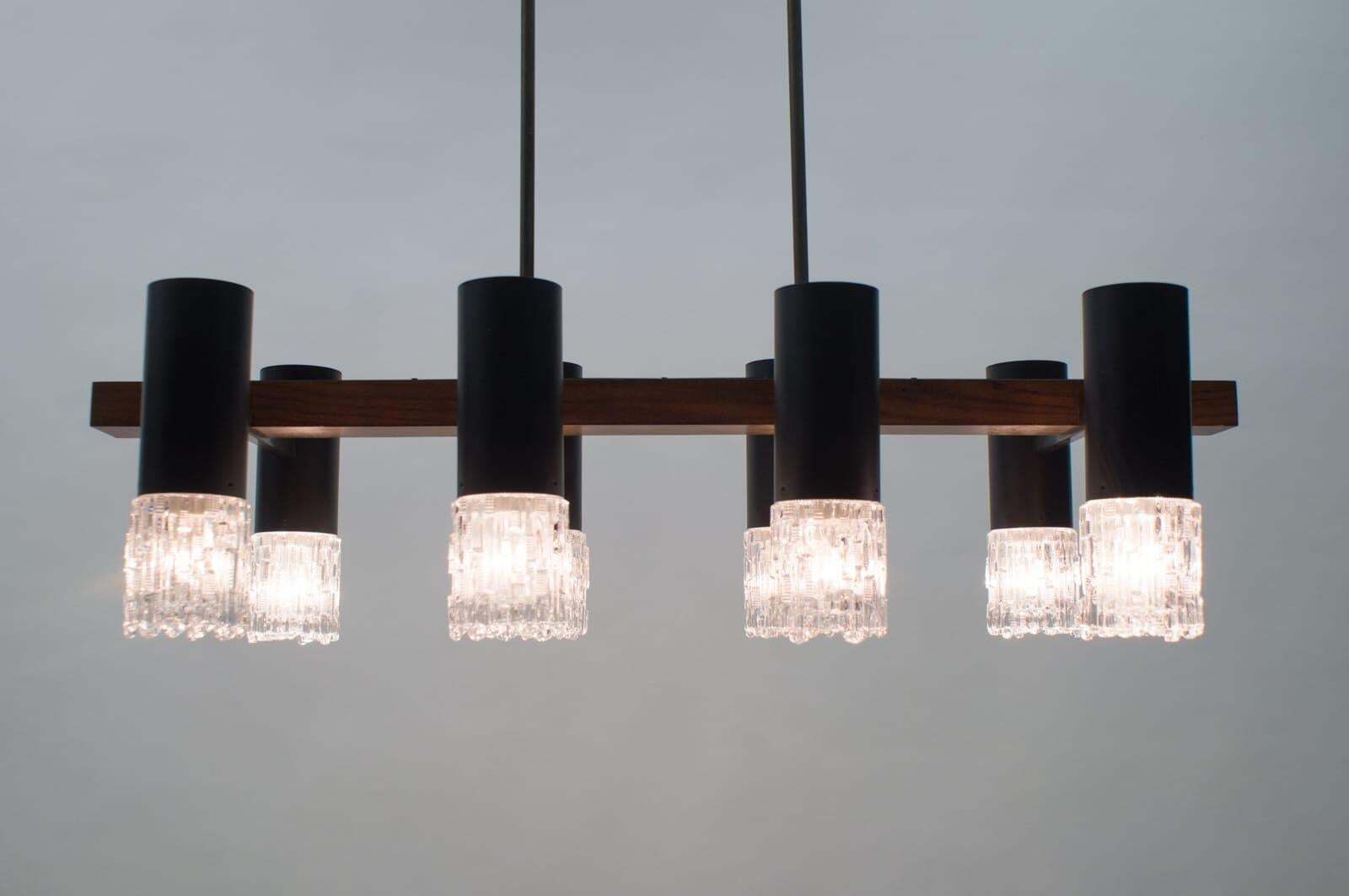 photo vintage Amazing Mid Century Modern Pendant Lamp Or Hanging Light, 1960s
