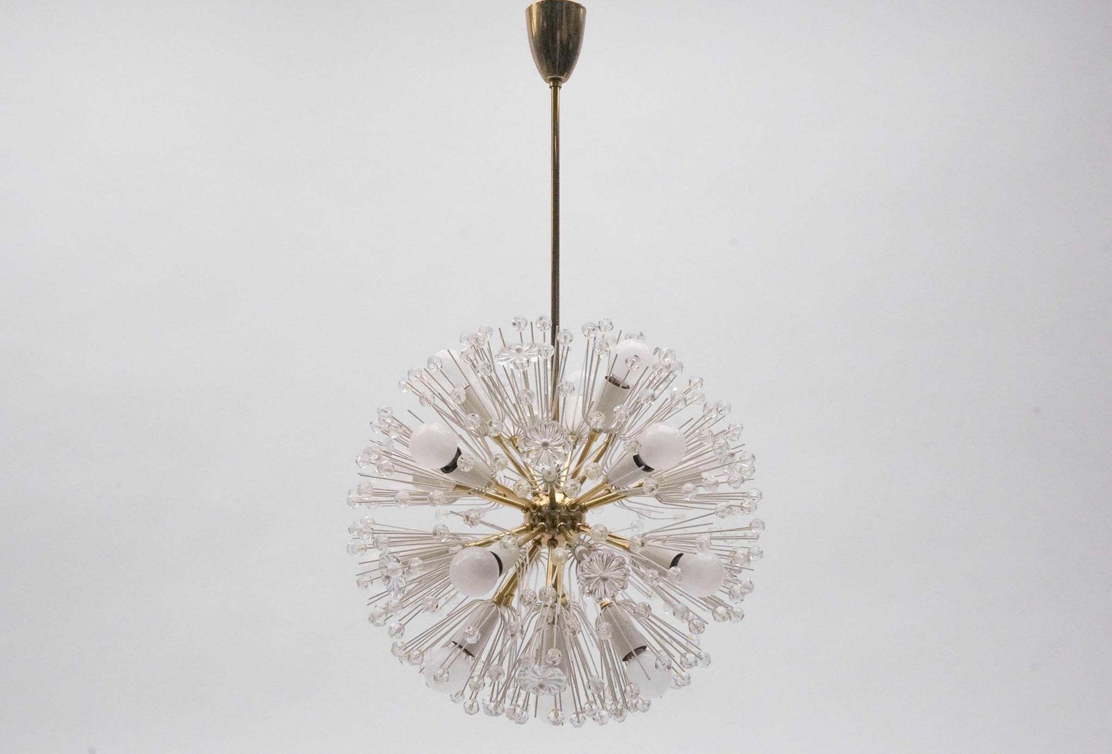 Lovely Snowflake Lamp By Emil Stejnar For Rupert Nikoll, 1950s, Austria photo Lighting